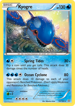 Pokemon Primal Clash Kyogre - 53