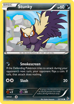 Pokemon Flashfire Stunky - 53