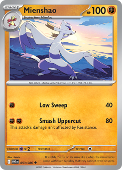 Pokemon White Flare Mienshao - 53