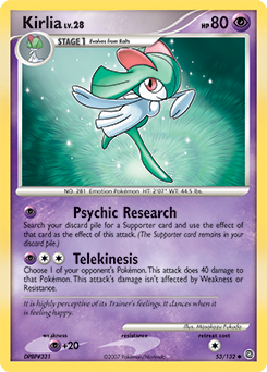 Pokemon Secret Wonders Kirlia - 53