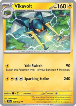 Pokemon Stellar Crown Vikavolt - 53