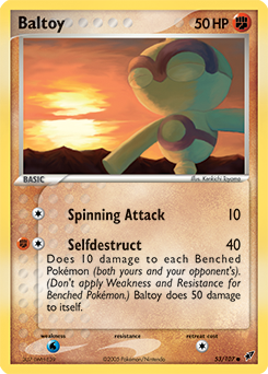 Pokemon Deoxys Baltoy - 53