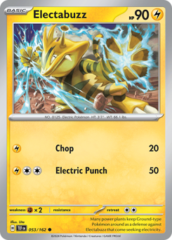 Pokemon Temporal Forces Electabuzz - 53