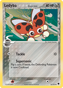 Pokemon Dragon Frontiers Ledyba δ - 53