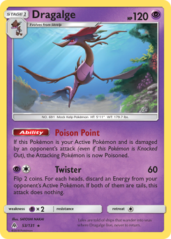 Pokemon Forbidden Light Dragalge - 53
