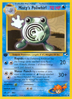 Pokemon Gym Heroes Misty's Poliwhirl - 53