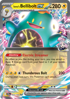 Pokemon Journey Together Iono's Bellibolt ex - 53