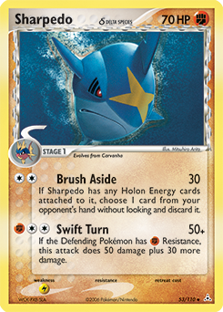 Pokemon Holon Phantoms Sharpedo δ - 53