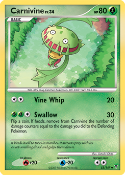 Pokemon Supreme Victors Carnivine - 53