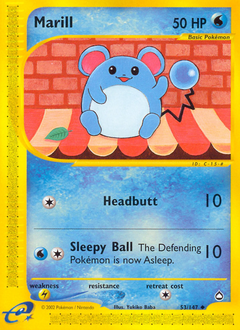 Pokemon Aquapolis Marill - 53