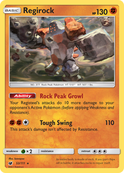 Pokemon Crimson Invasion Regirock - 53