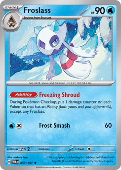 Pokemon Twilight Masquerade Froslass - 53
