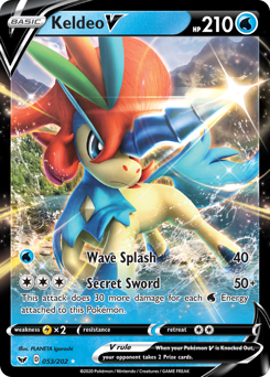 Pokemon Sword & Shield Keldeo V - 53