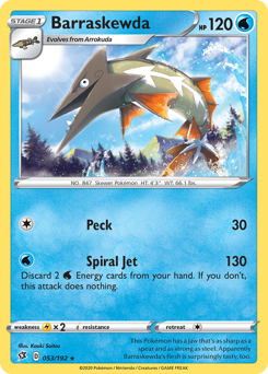 Pokemon Rebel Clash Barraskewda - 53