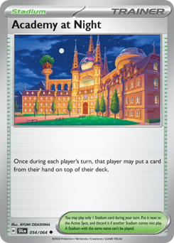 Pokemon Shrouded Fable Academy at Night - 54