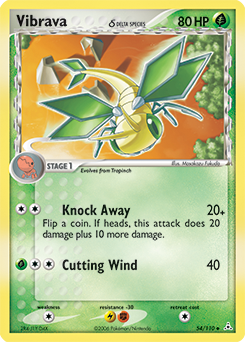 Pokemon Holon Phantoms Vibrava δ - 54