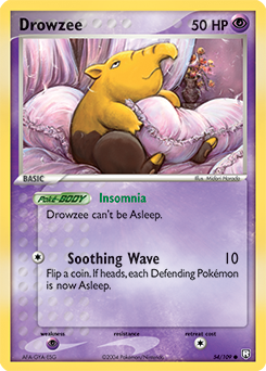 Pokemon Team Rocket Returns Drowzee - 54