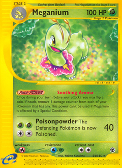 Pokemon Expedition Base Set Meganium - 54