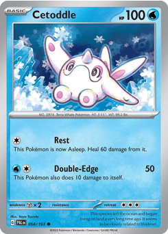 Pokemon Paldea Evolved Cetoddle - 54