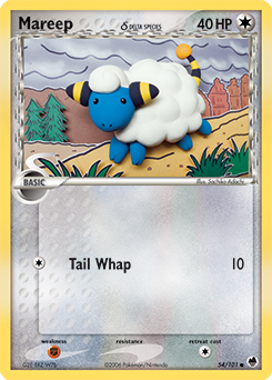 Pokemon Dragon Frontiers Mareep δ - 54
