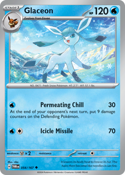 Pokemon Twilight Masquerade Glaceon - 54
