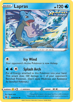 Pokemon Fusion Strike Lapras - 54