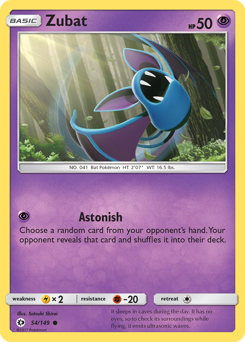 Pokemon Sun & Moon Zubat - 54