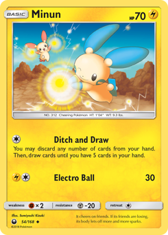 Pokemon Celestial Storm Minun - 54