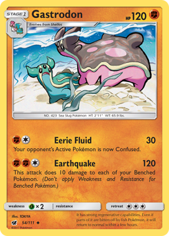 Pokemon Crimson Invasion Gastrodon - 54