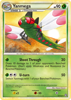Pokemon HS—Triumphant Yanmega - 54