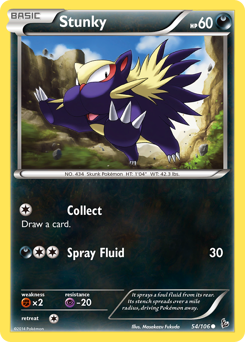 Pokemon Flashfire Stunky - 54