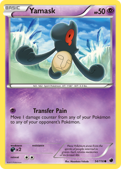 Pokemon Plasma Freeze Yamask - 54