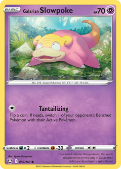 Pokemon Battle Styles Galarian Slowpoke - 54