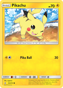 Pokemon Unbroken Bonds Pikachu - 54