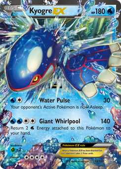 Pokemon Primal Clash Kyogre-EX - 54