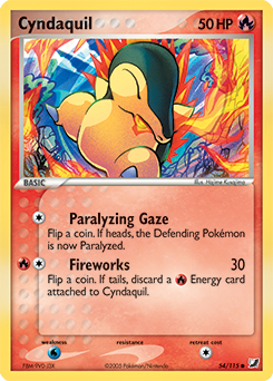 Pokemon Unseen Forces Cyndaquil - 54