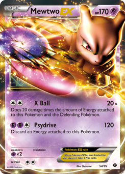 Pokemon Next Destinies Mewtwo-EX - 54