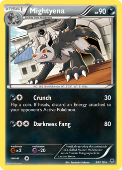 Pokemon Phantom Forces Mightyena - 54