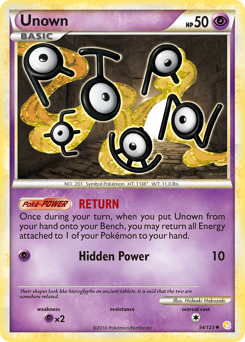 Pokemon HeartGold & SoulSilver Unown - 54