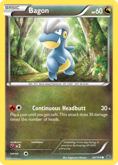 Pokemon Roaring Skies Bagon - 54