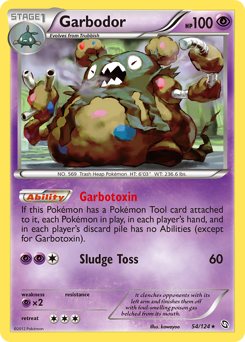 Pokemon Dragons Exalted Garbodor - 54