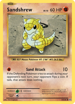Pokemon Evolutions Sandshrew - 54