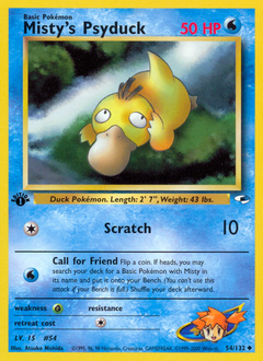 Pokemon Gym Heroes Misty's Psyduck - 54