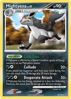 Pokemon Platinum Mightyena - 54