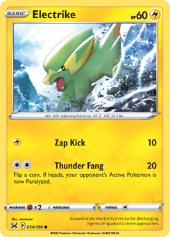 Pokemon Lost Origin Electrike - 54