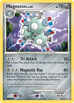 Pokemon Diamond & Pearl Magneton - 54
