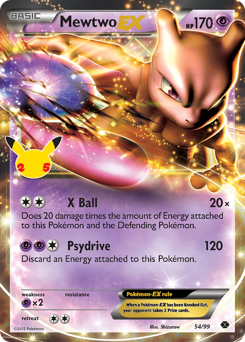 Pokemon Celebrations: Classic Collection Mewtwo-EX - 54