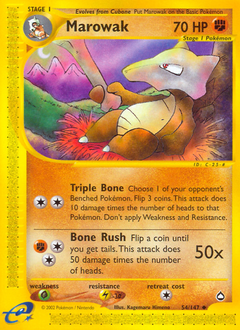 Pokemon Aquapolis Marowak - 54