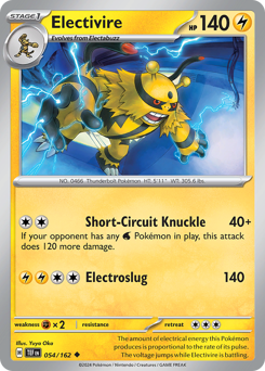 Pokemon Temporal Forces Electivire - 54