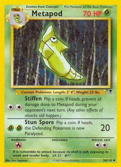 Pokemon Legendary Collection Metapod - 54